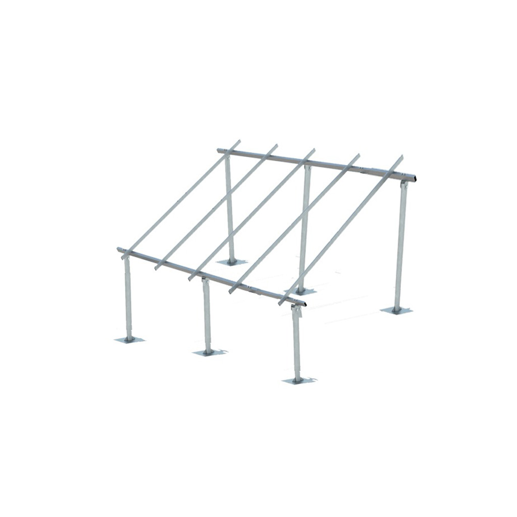Elevated 10 Solar Panel Stand (5X2 Table) for RCC Roof (300 Wp to 350 Wp Panels)