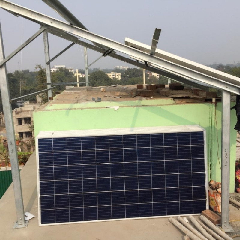 10 KW solar power plant with netmetering in agra