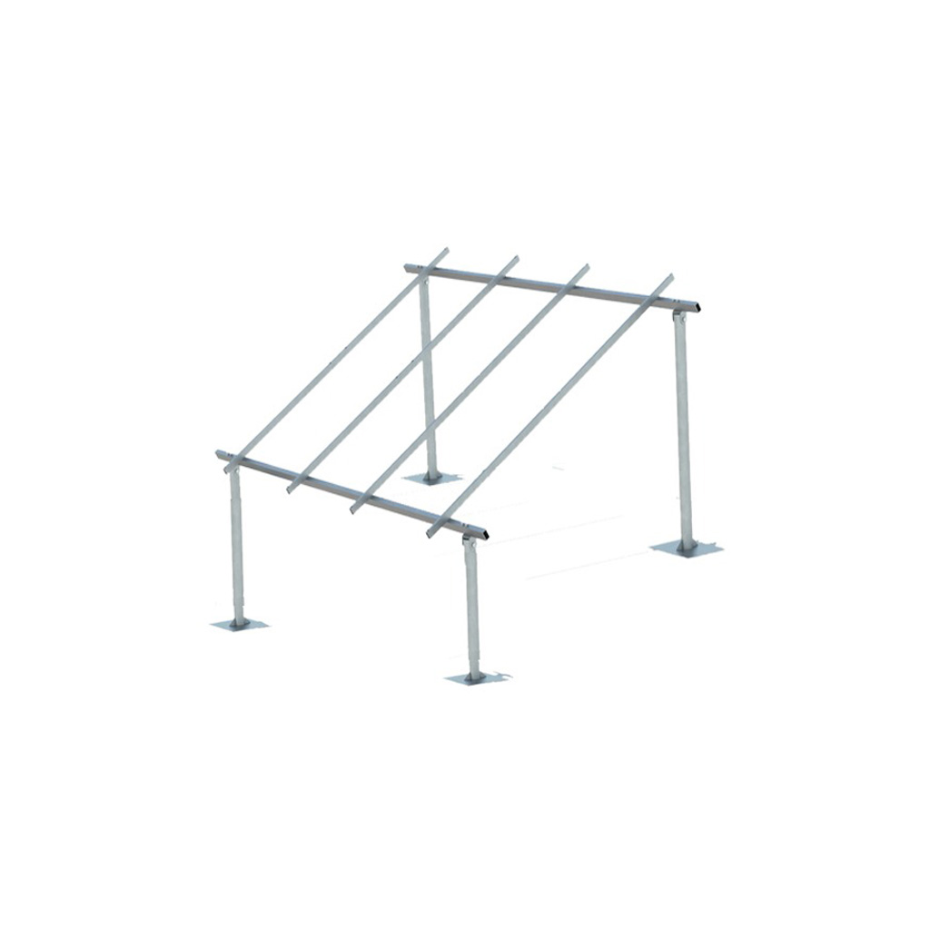 Elevated 8 Solar Panel Stand (4X2 Table) for RCC Roof (300 Wp to 350 Wp Panels)
