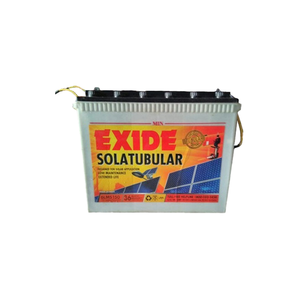 Exide 150Ah Solar Battery with 3 Year Warranty