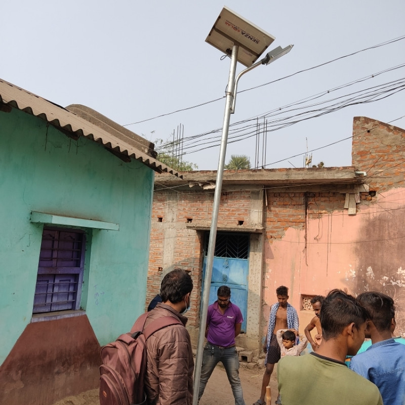 off grid and street light
