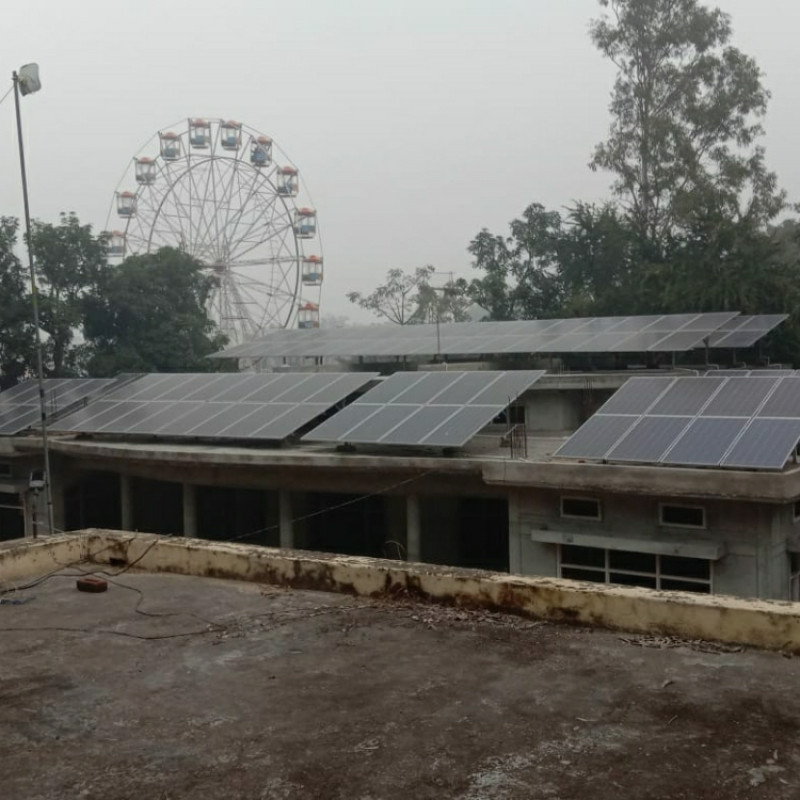 Solar Power Plant Nagar Nigam kiratpur Bijnor U. P