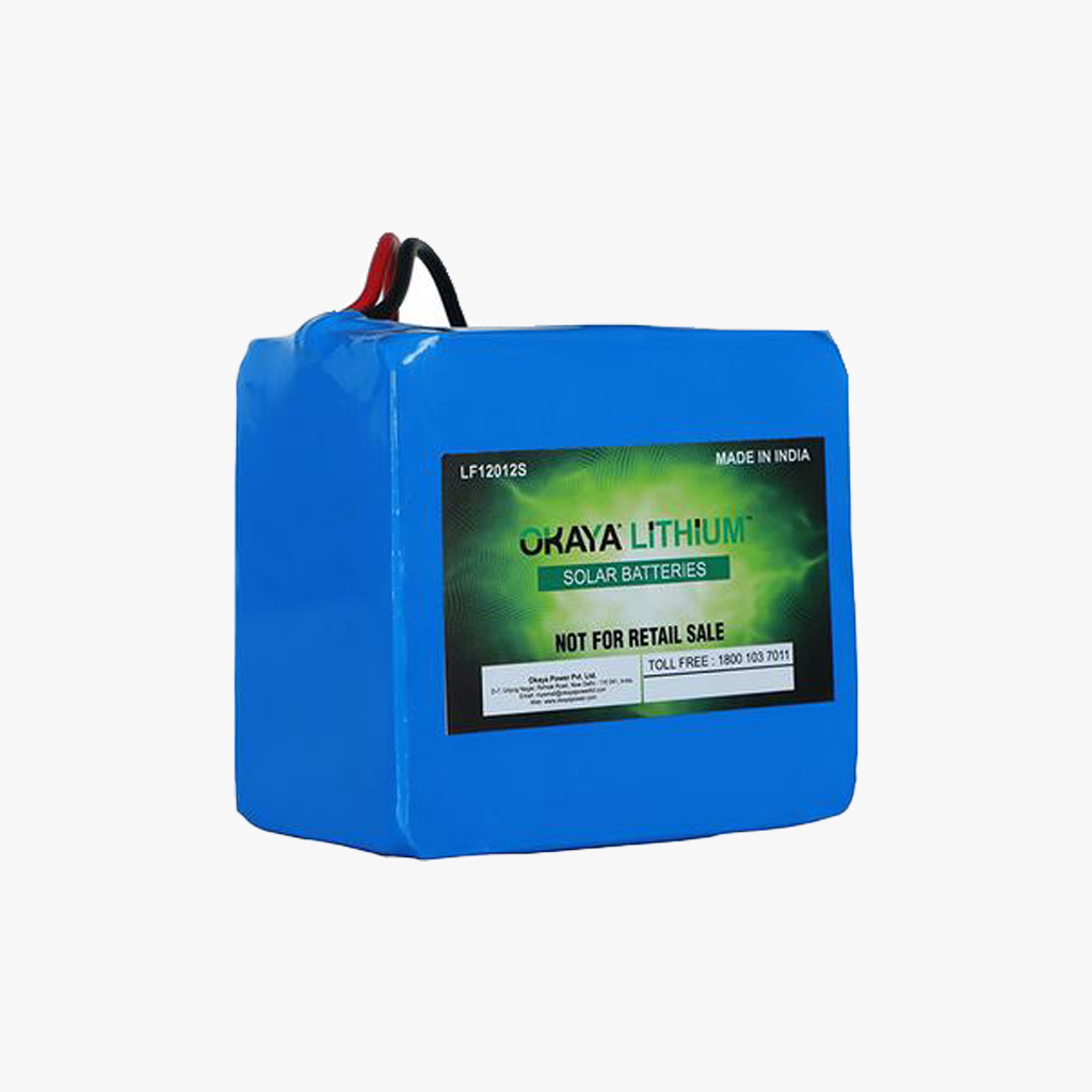 Okaya Lithium lifepo4 12.5 Ah / 160 Watt hour Battery for Home Lighting System