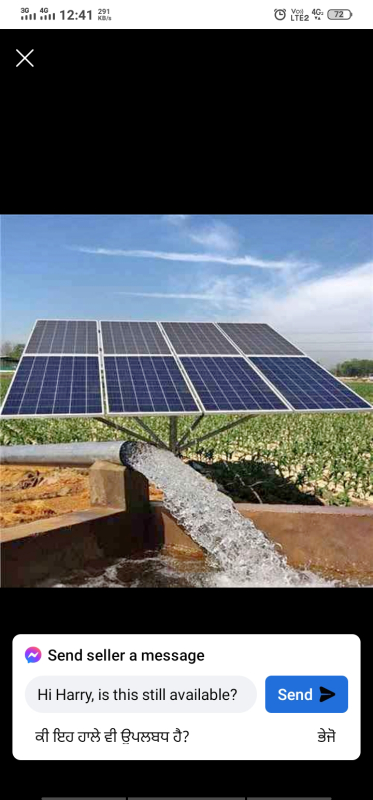 solar water pump 3hp, 5hp and street lights