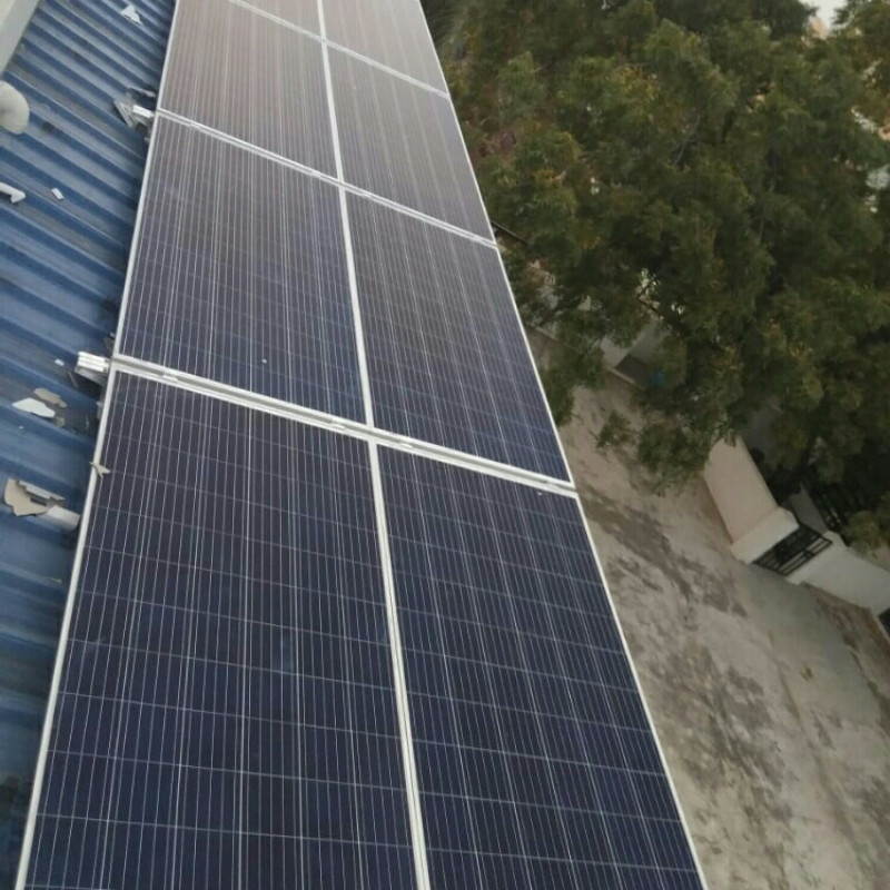 10kwp rooftop solar power plant on Dr.krishna reddy