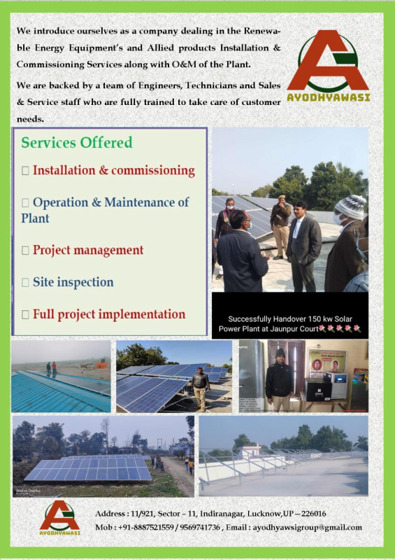 Inc and OnM service providers 