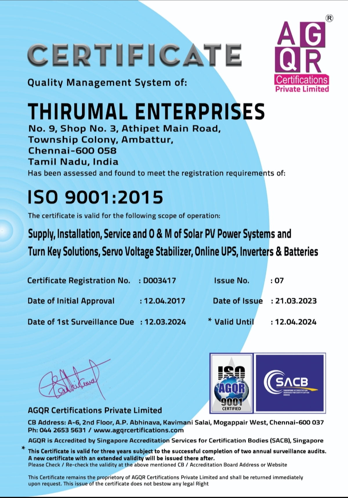 Thirumal Enterprises