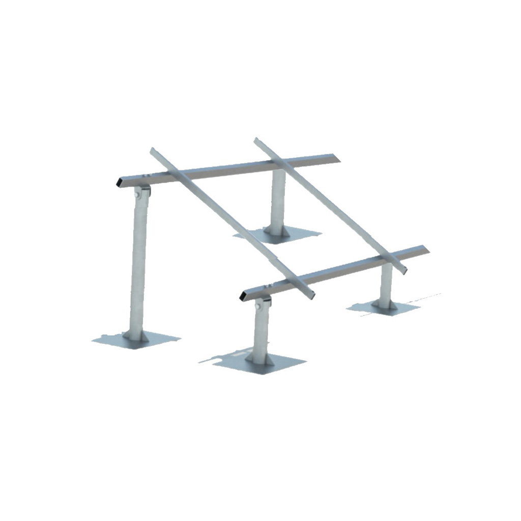 Normal 2 Solar Panel Stand (2X1 Table) for RCC Roof (160 Wp to 330 Wp Panels)