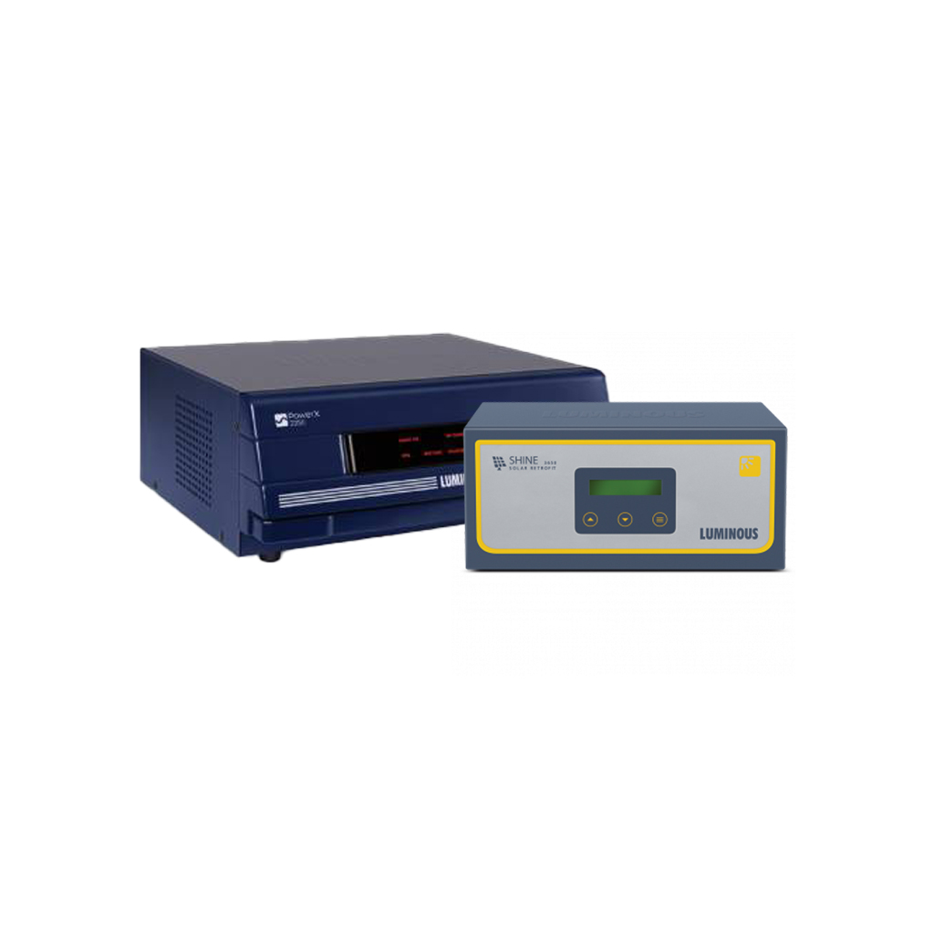 Luminous POWER-X 2250 + SRS SHINE3650 Solar Inverter