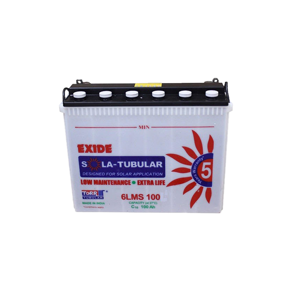 Exide 100Ah Solar Battery with 3 Year Warranty