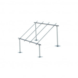 Elevated 6 Solar Panel Stand (3X2 Table) for RCC Roof (300 Wp to 350 Wp Panels)