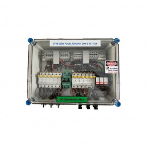 Array Junction Box 6 In 1 Out with 1 SPD and 6 DC Fuse -AJB