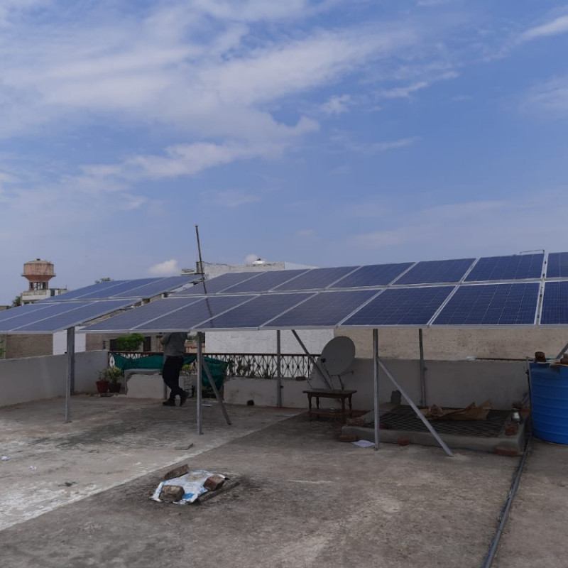solar plant installation