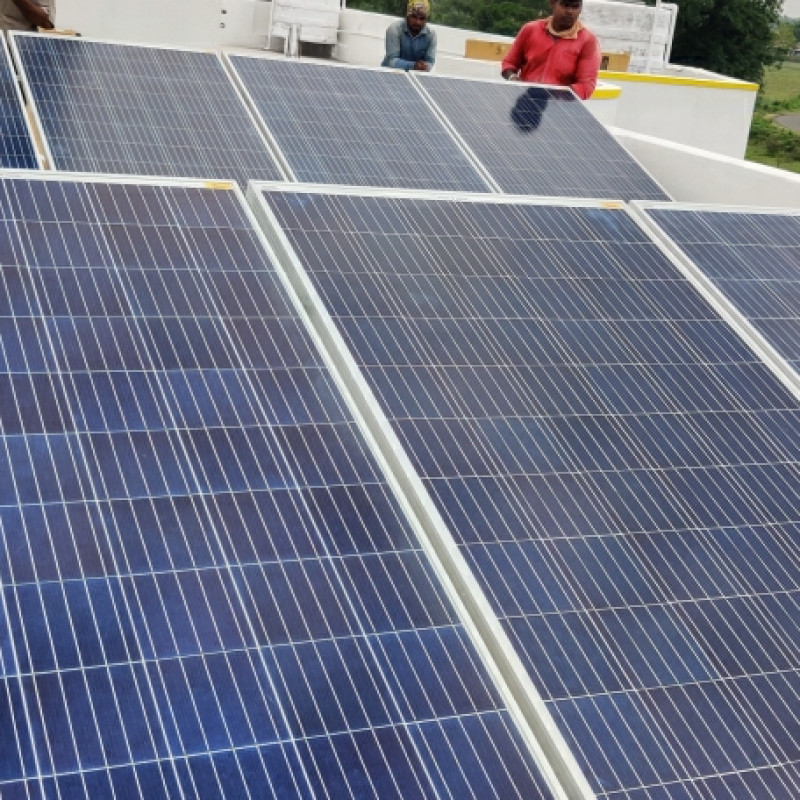 3 KVA Solar Hybrid PV Power Plant at Cuttack