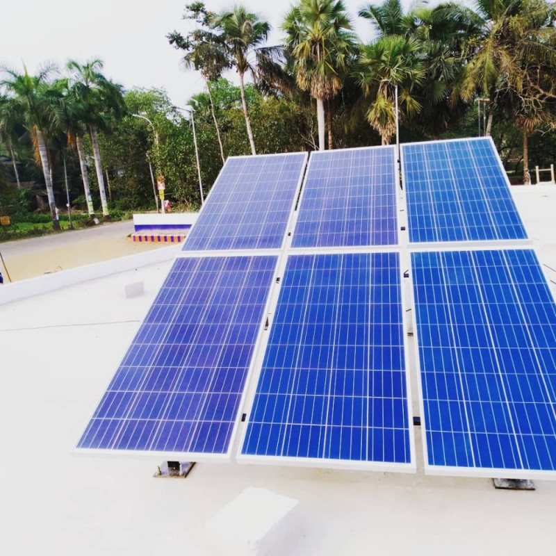 Solar Project Done at IOCL Fuel Pump, Haldia, West Bengal