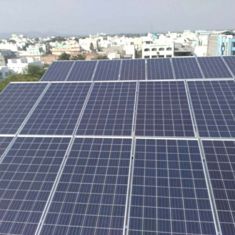 10KWp rooftop power plant.