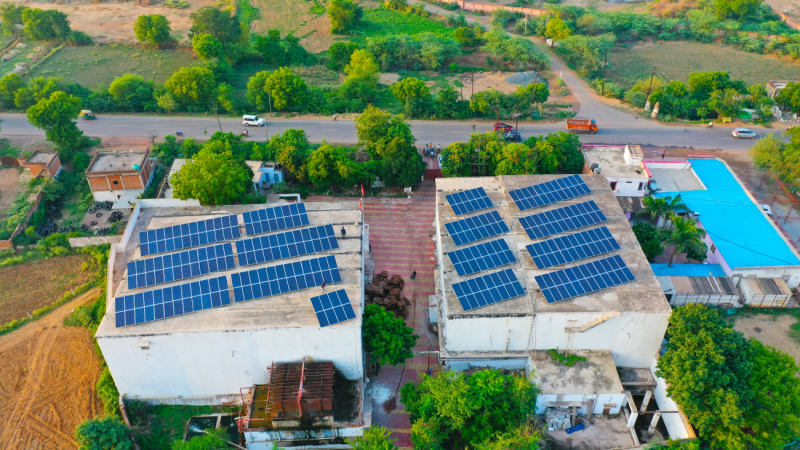 100 KWp,Cold Storage,Industrial,On-Grid Solar Power Plant with Net-Metering 