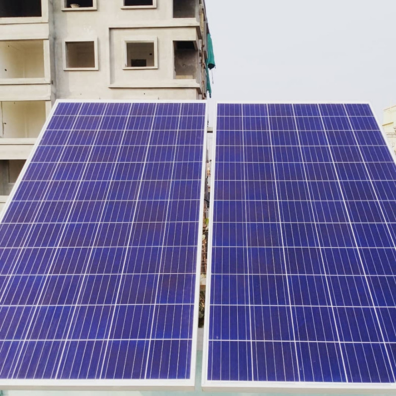 Solar Plant at Haldia Township, West Bengal