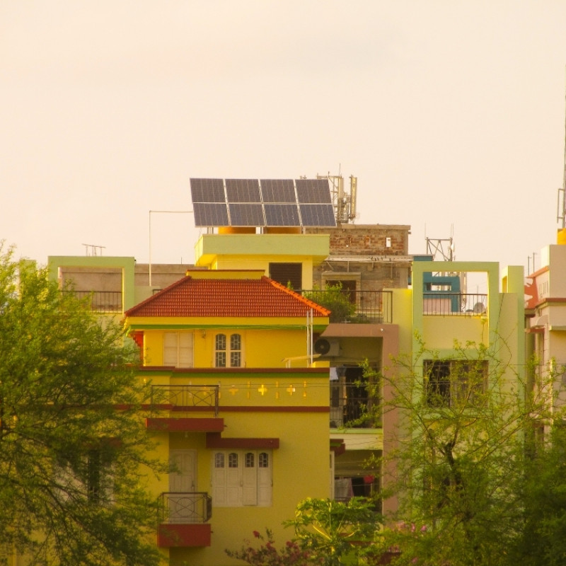 Solar Plant at Haldia Township, West Bengal