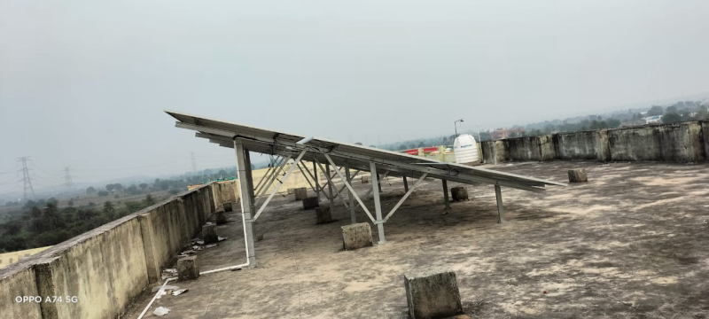 10KW,Nursing College,Hybrid Solar Power Plant with 18KWh Battery Bank