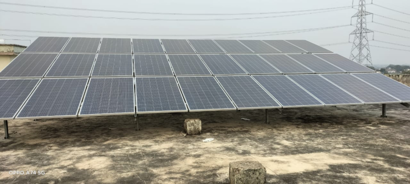 10KW,Nursing College,Hybrid Solar Power Plant with 18KWh Battery Bank