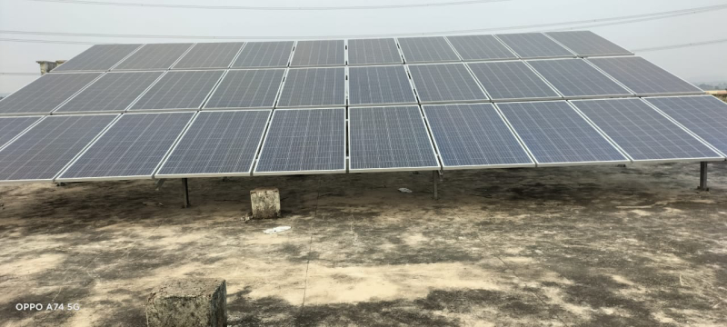 10KW,Nursing College,Hybrid Solar Power Plant with 18KWh Battery Bank