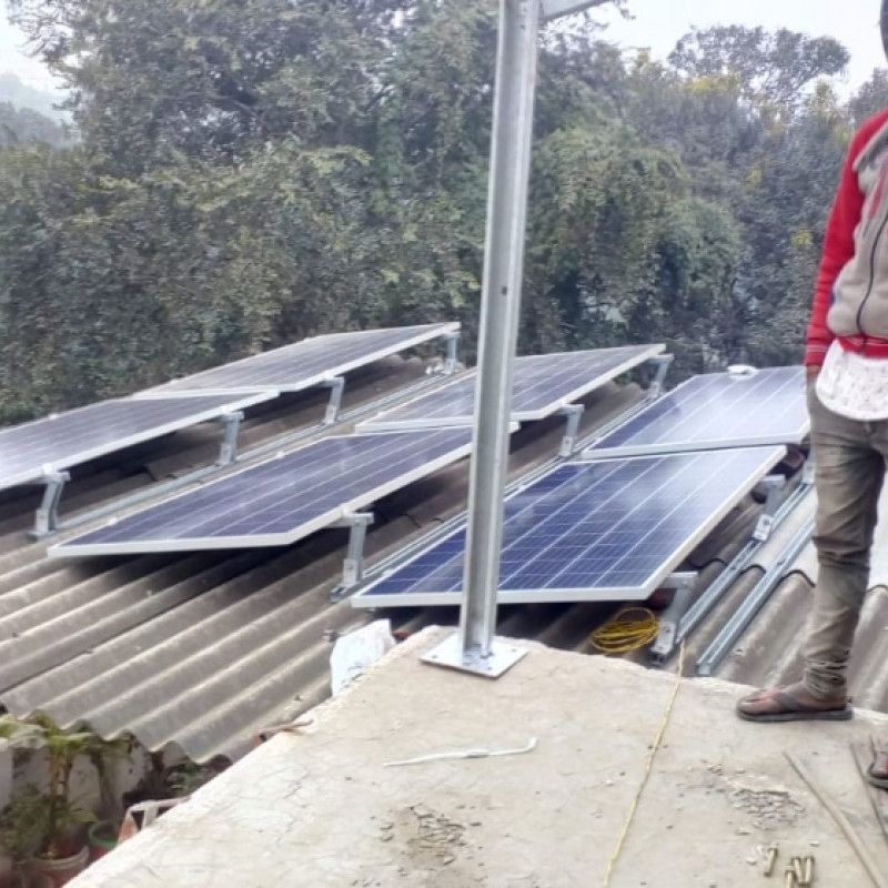 5 KW Solar power plant with netmetering in gwalior