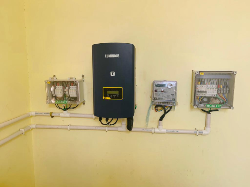 10KWp,Residential,On-Grid Solar Power Plant with Net-Metering 